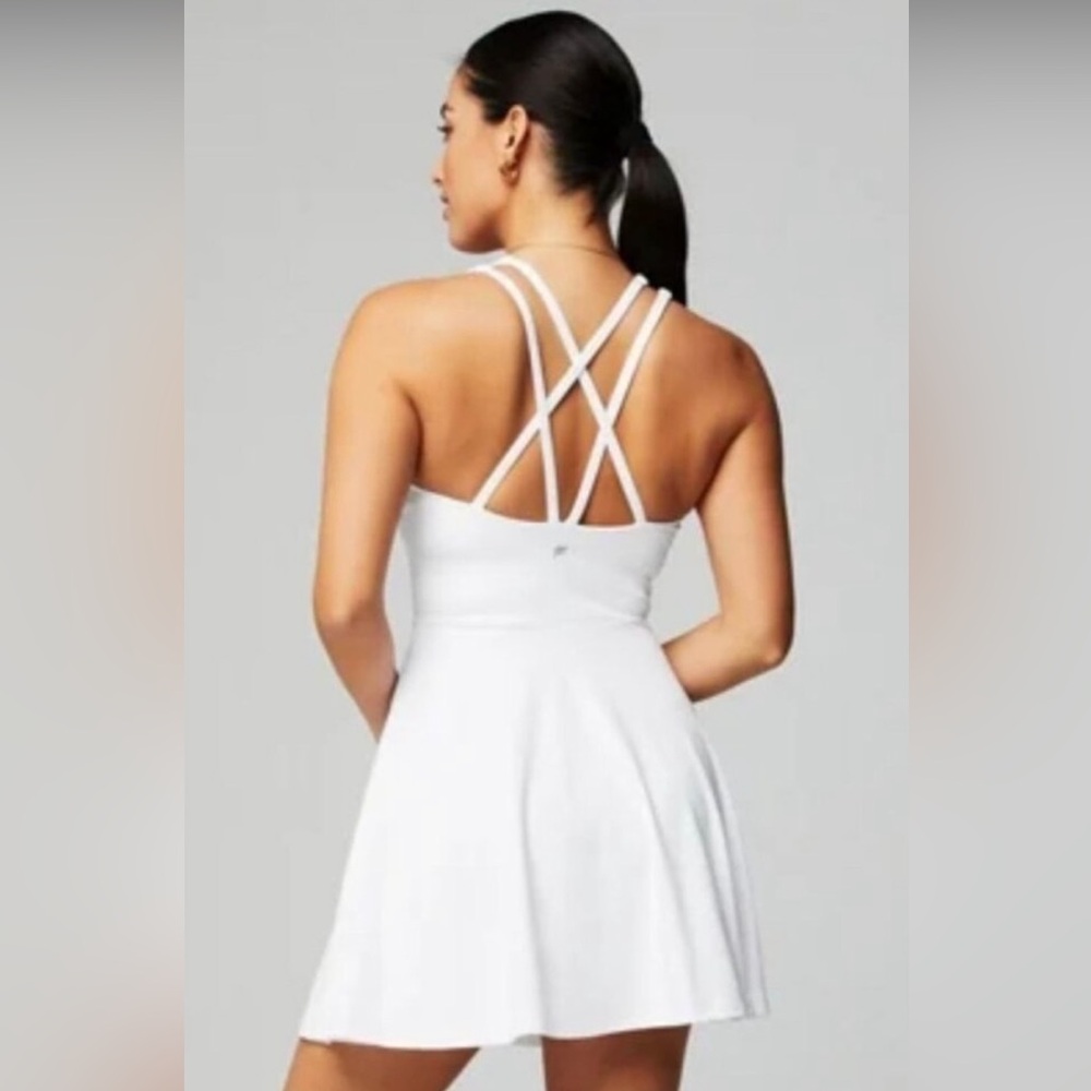 Fabletics Boost Performance Classic Mini Dress Wh… - image 3